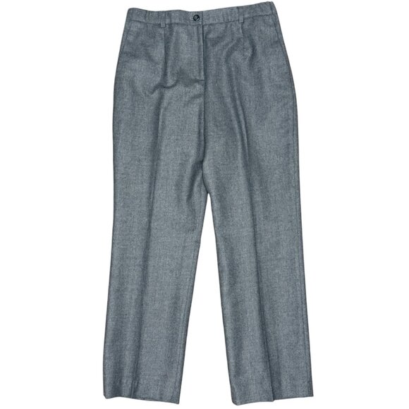 EUC Women's PENDLETON 100% Virgin Wool Pants Lined Trouser Gray | Size 8 - Picture 1 of 8